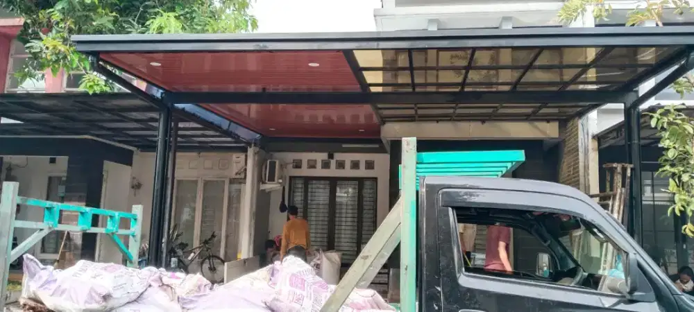 Kanopi solarflat plafon pvc