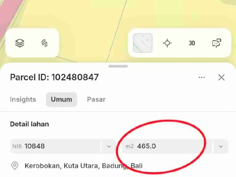 DIJUAL LAHAN PROSPEKTIF KEROBOKAN