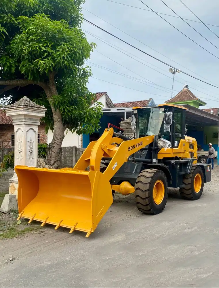 Jual Wheel Loader 1,2 Kubik Murah, Bergaransi, Free Ban, Free Ongkir