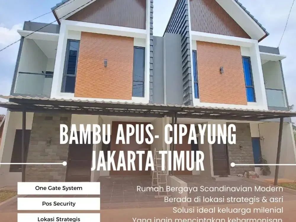 Cluster terbaru di Bambu Apus, Cipayung - Jakarta Timur
