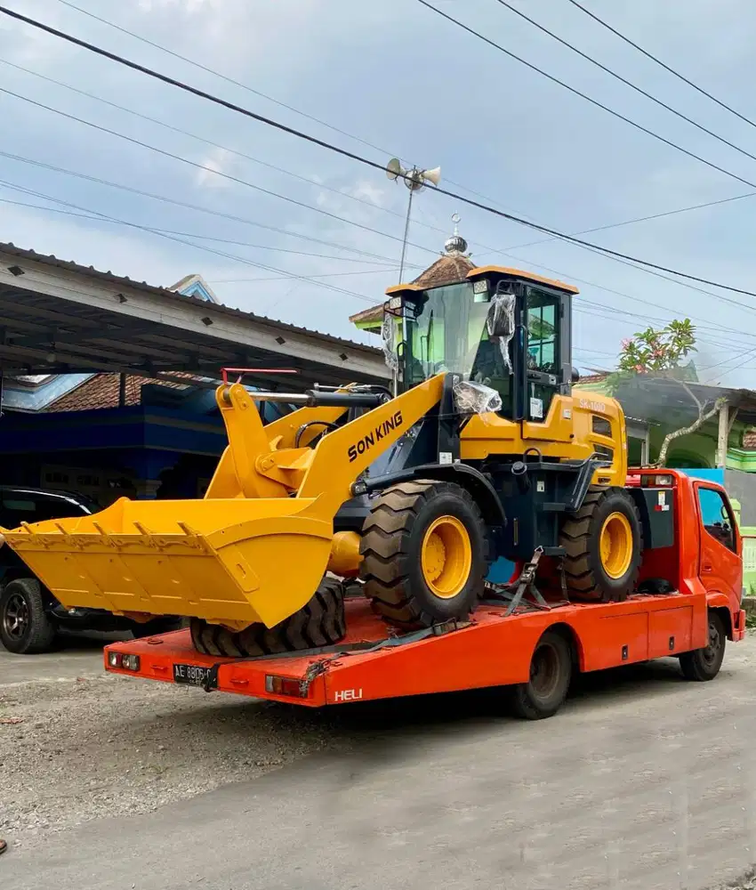 Jual Wheel Loader 1,2 Kubik Murah, Gratis Ban Cadangan & Gratis Ongkir