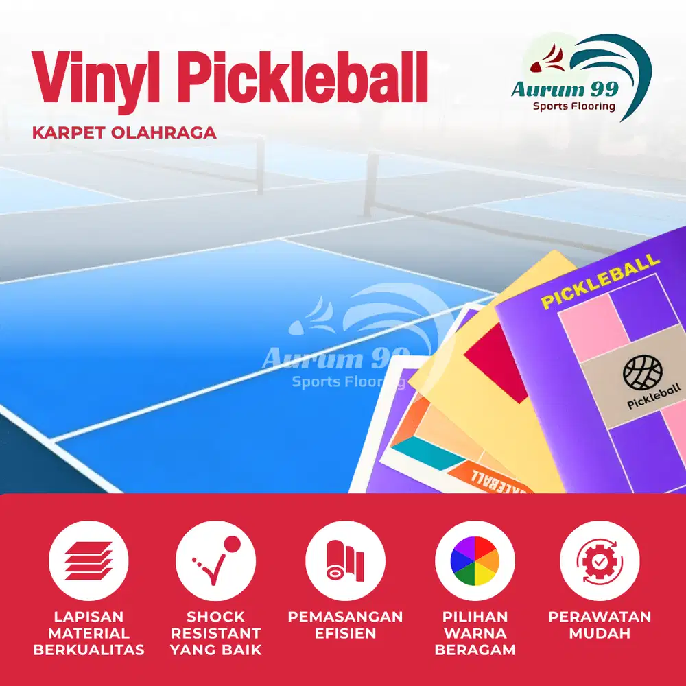 Lapangan Vinyl Pickleball - Indoor Pickleball Court