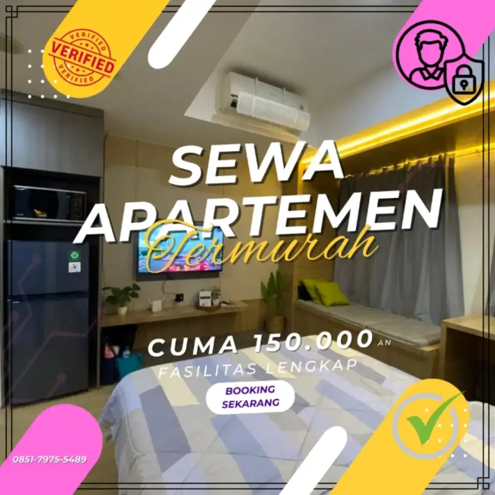 SEWA APARTEMEN HARIAN/TRANSIT KALIBATA CITY JAKARTA SELATAN TERMURAH