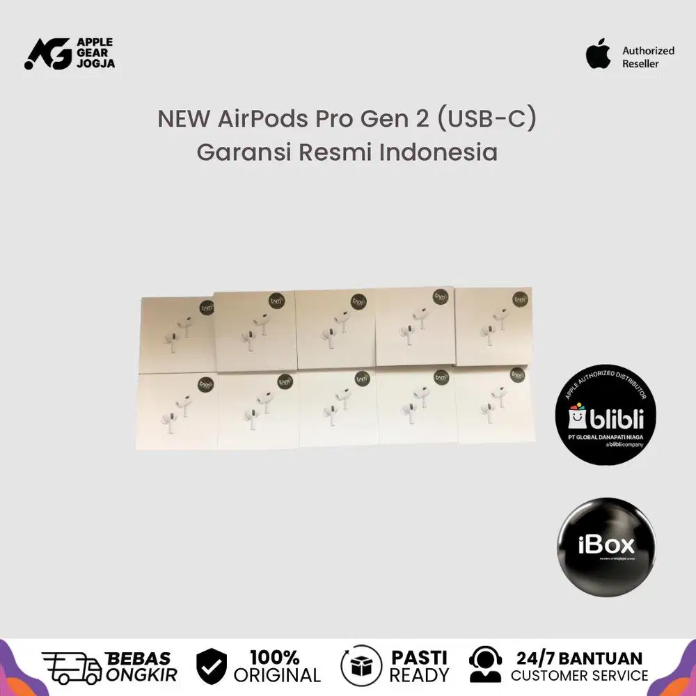 (iBox) Apple AirPods Pro 2 USB-C Garansi Resmi Indonesia