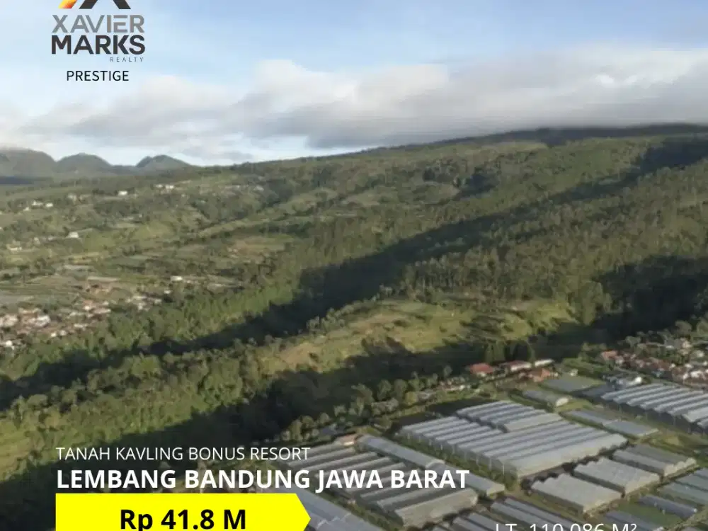 FOR SALE TANAH KAVLING BONUS RESORT DI LEMBANG BANDUNG JAWA BARAT