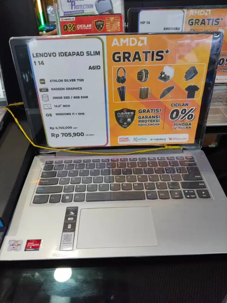 CICILAN TANPA DP CUKUP KTP AJA PASTI ACC LENOVO SLIM 1 ATHLON 8/256GB