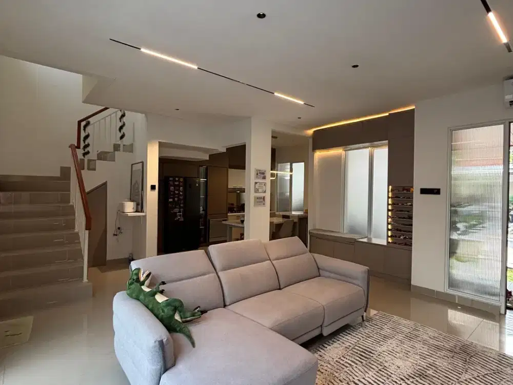 Sudah full furnish cantik Rumah Nara Gading Serpong