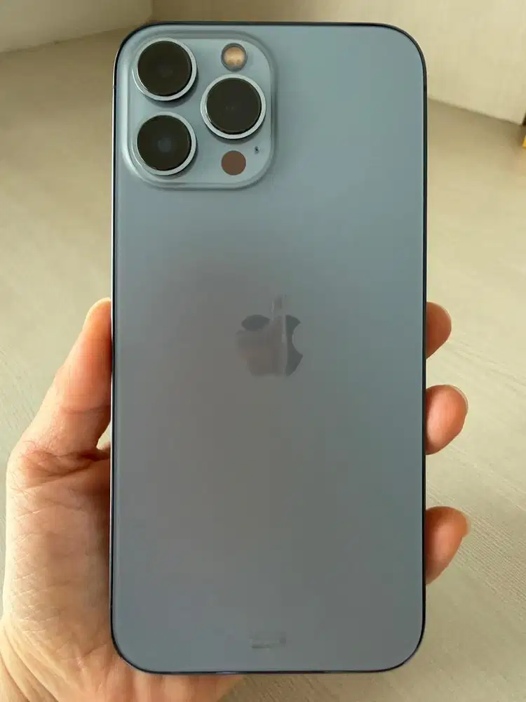 IPHONE 13 PRO MAX SIERRA BLUE 256GB IBOX LENGKAP