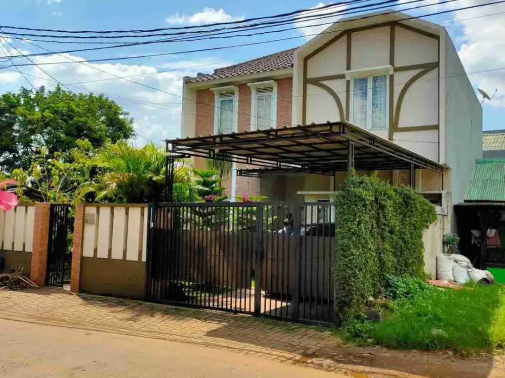 Jual Cepat Rumah Bisa Jadi Hunian Atau Kantor Bangunan Mandiri Pinggir Jalan Setu Raya Parigi Pondok Aren Tangsel