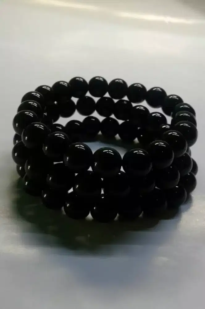 Gelang Batu Black Onix 9mm
