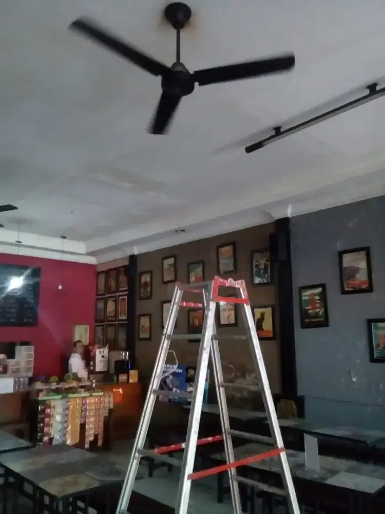 Service kipas angin mati/seret dan instalasi lampu rumah