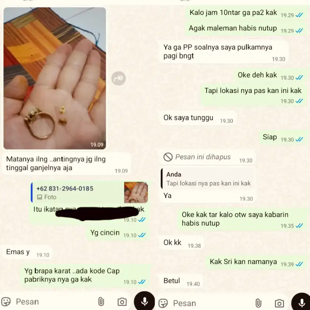 MEMBELI EMAS SESUAI KADAR DAN PASARAN