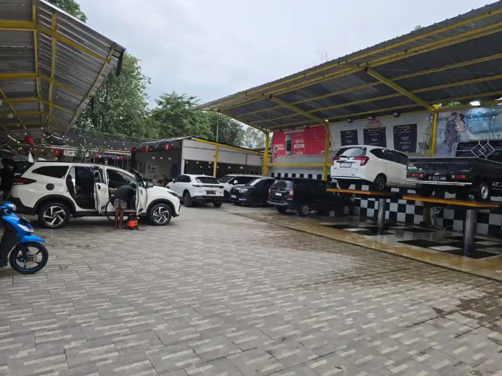 Dijual Tanah Ex. Car Wash & ± 14Kios, Pasif income 500 jt / tahun