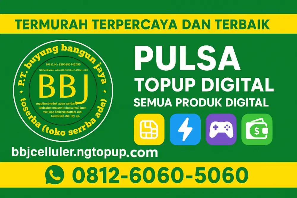 DISTRIBUTOR PULSA PAKET DATA TOPUP PEMBAYARAN DIGITAL DAN YANG LAINNYA
