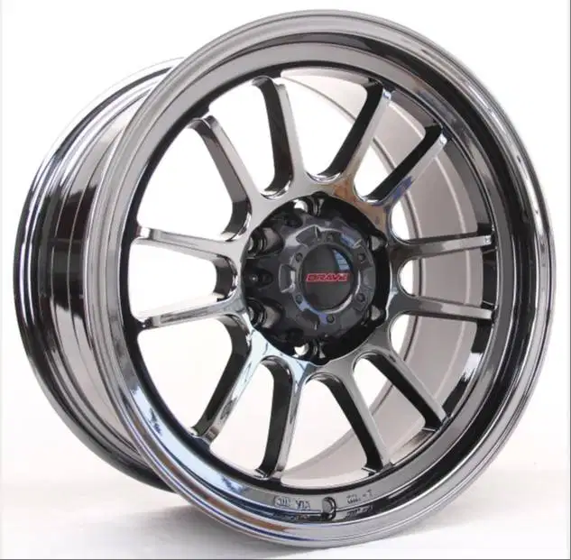 PROMO! Lenso Venom. R18. Black Chrome. For Pajero/Fortuner/LC300/MU-X