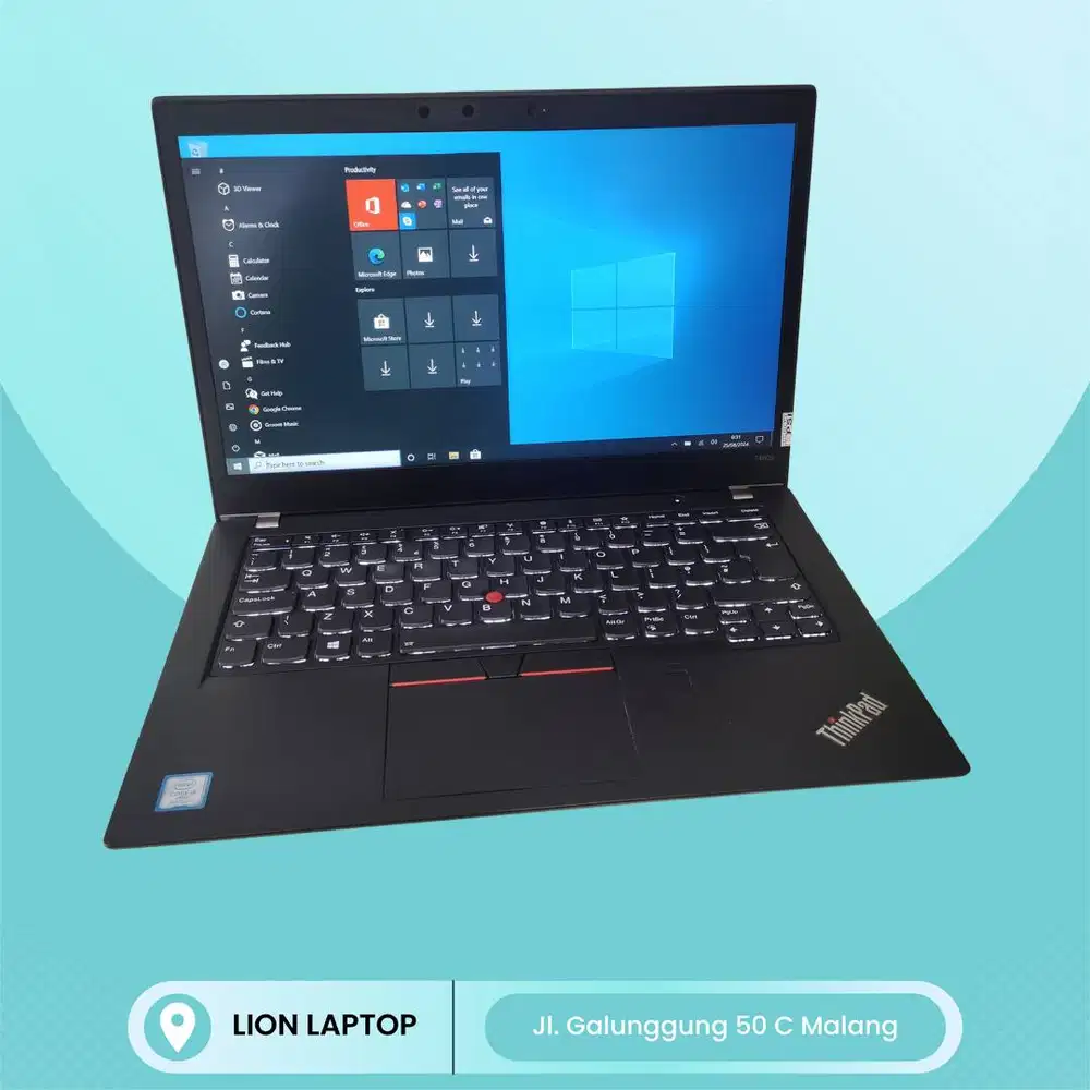 RAM 8GB Core i5 gen 8 Touchscreen Lenovo Thinkpad T480s SLIM [30|10]