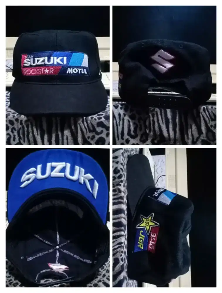 Topi snapback bordir team SUZUKI original.