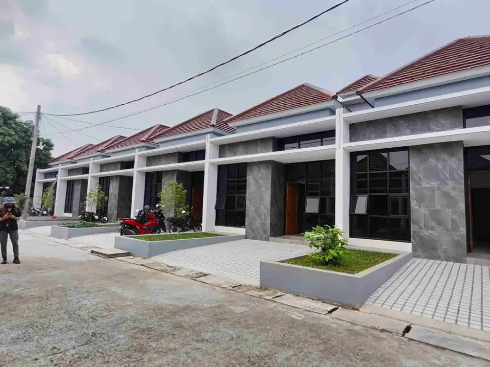 DIJUAL RUMAH CLUSTER 1 LANTAI DI LARANGAN, BEBAS BANJIR