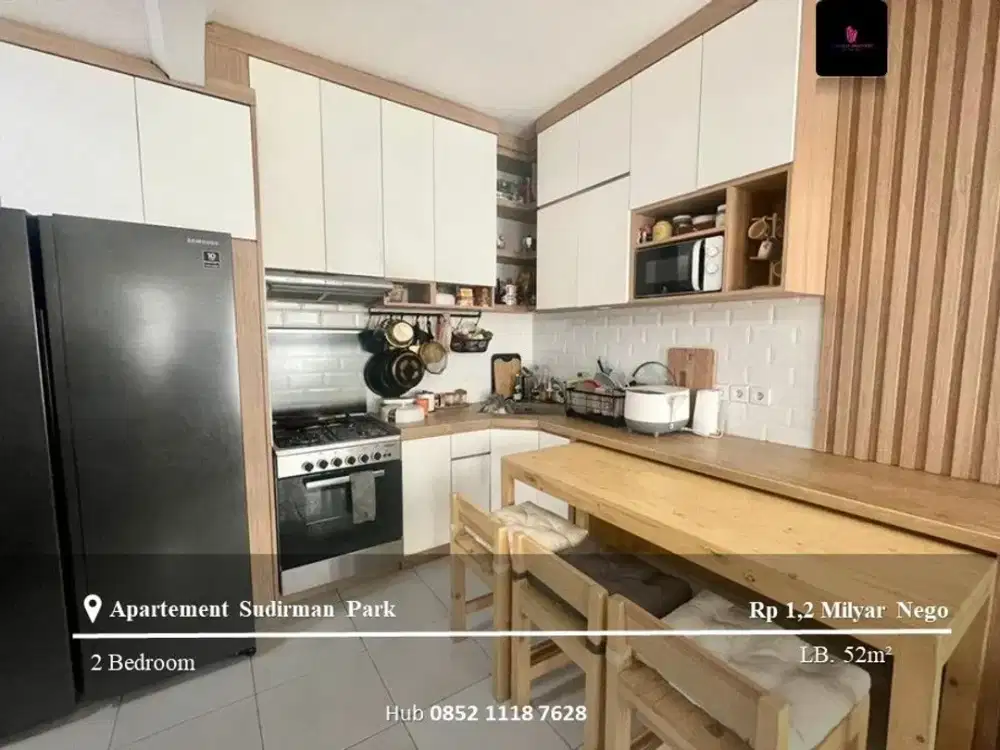 Dijual Apartement Sudirman Park Mid Floor 2BR Furnished