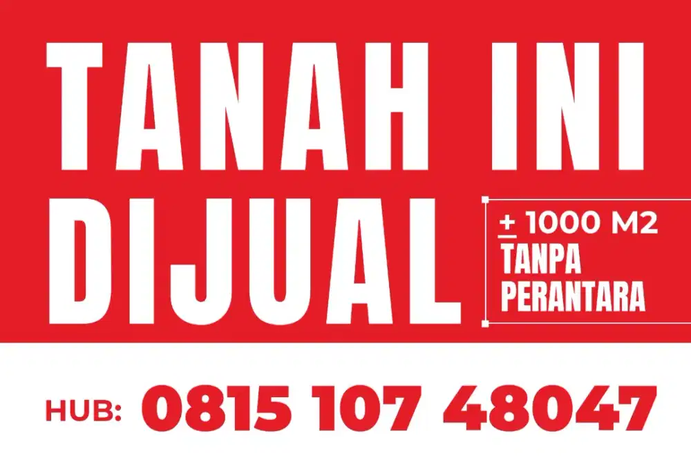 Tanah lokasi bitung pinggir jalan propinsi