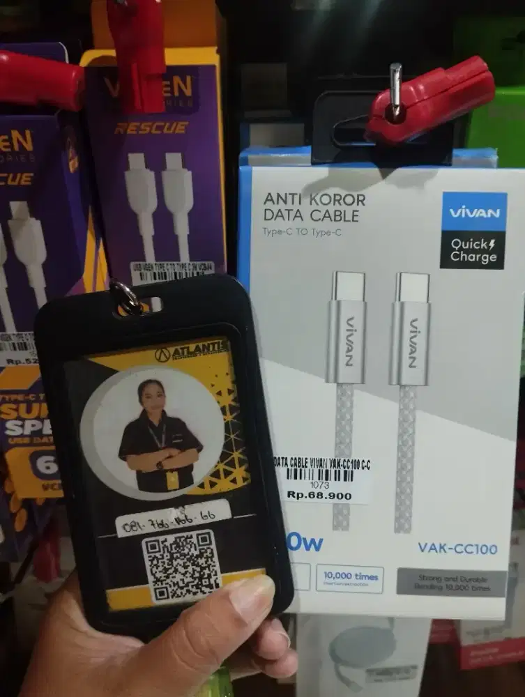 DATA CABLE VIVAN VAK-CC100 C-C | ATLANTIS DAHSYAT