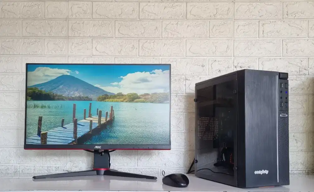 PC Rakitan Intel Core i3 Gen 6 Wilcom, Admin olshop Office, Editing