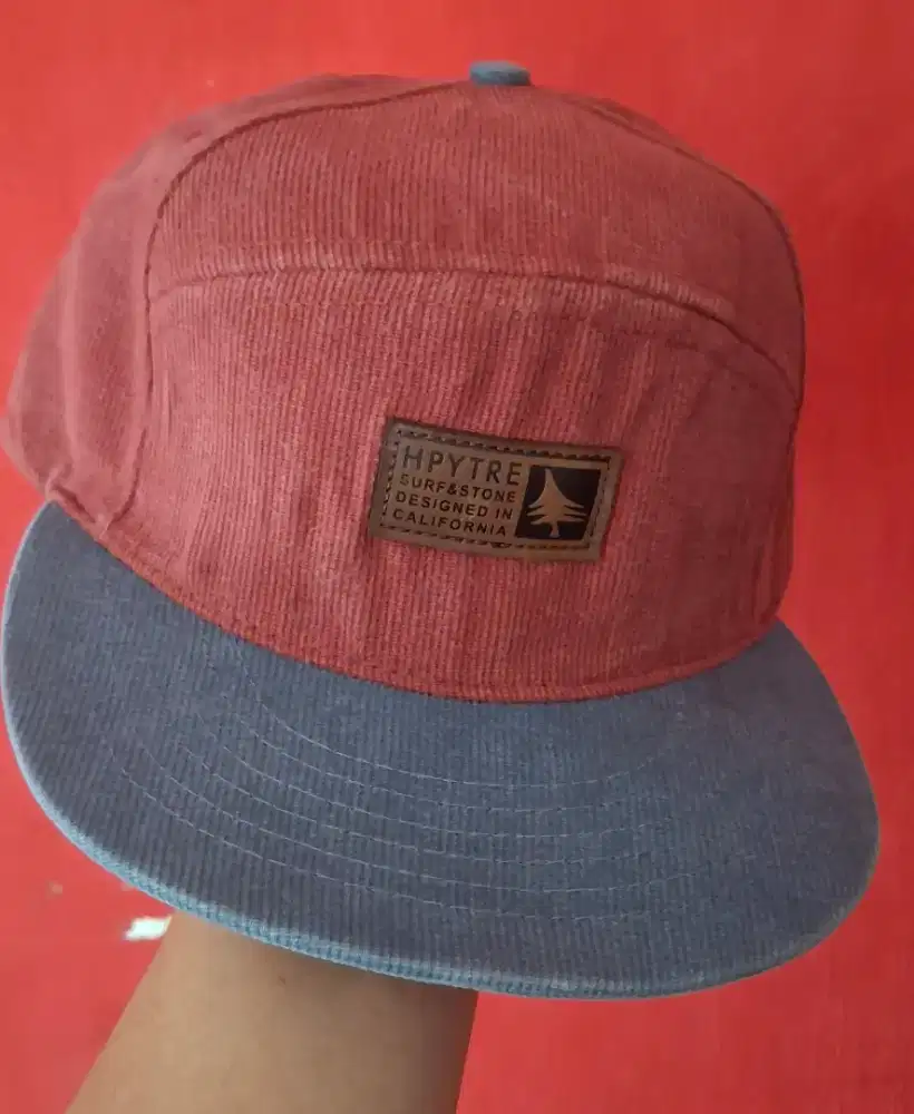 Snapback korduroy 6 panel