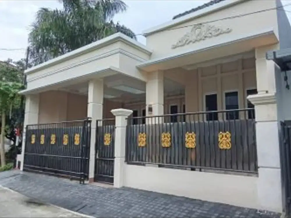 Disewakan Rumah Pondok Kelapa 4 Kamar Tidur, Unfurnished Include Kitchen Set dan AC, Keamanan 24 Jam, Bebas Banjir Jalan Hibrida Pondok Kelapa Jakarta