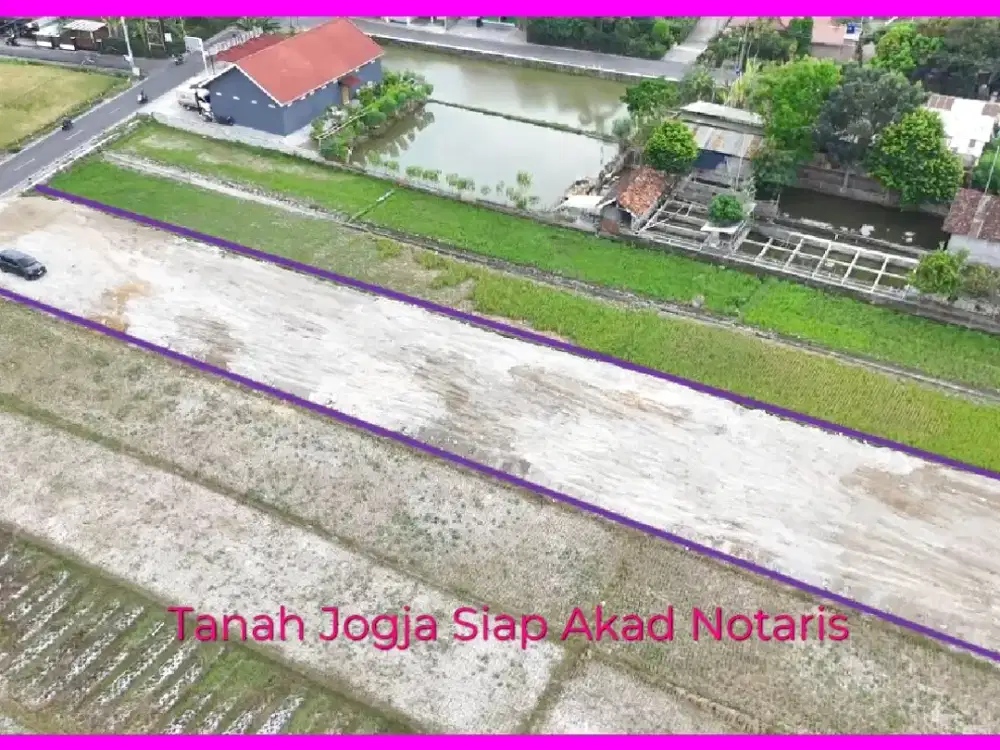 Tanah Mangku Jalan Strategis Dekat Kampus UNJANI, Siap AJB