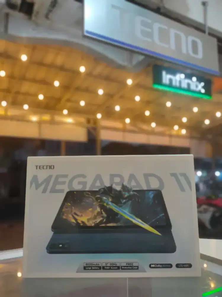 TECNO MEGAPAD 11 8/256GB GARANSI RESMI SEGEL