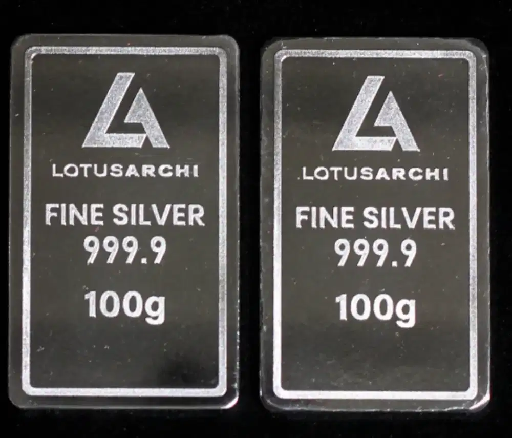 Jual Perak Silver Lotus Archi 100gram 50gram 1kg 50 100 gr Emas LM