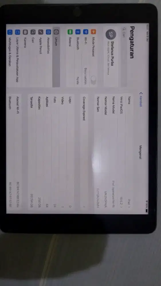 Jual Apple Ipad 9 256gb