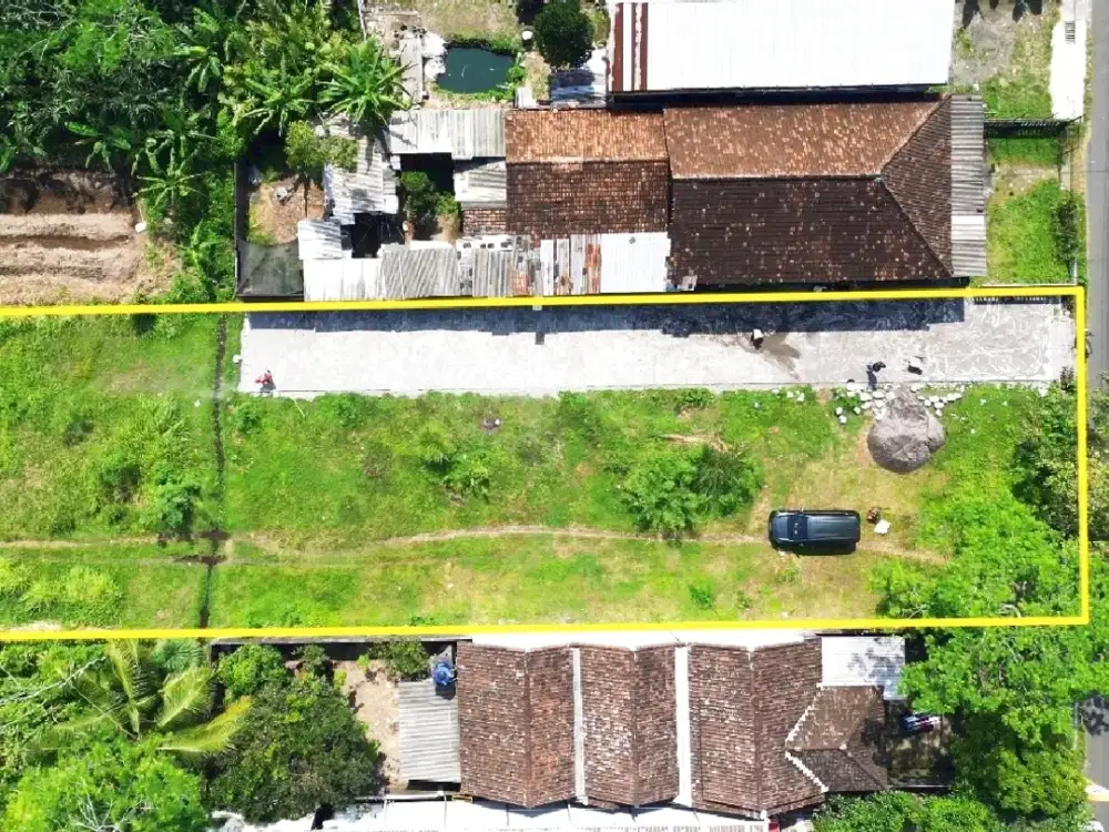 Tanah Mangku Aspal Dekat RSUD Sleman, Strategis, SHM Siap AJB