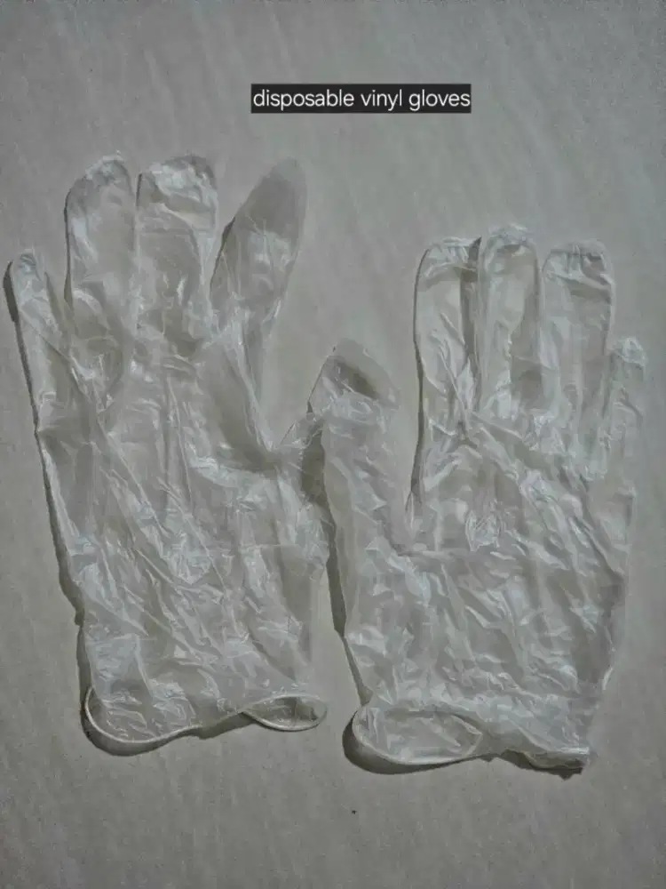 Sarung tangan disposable vinyl gloves