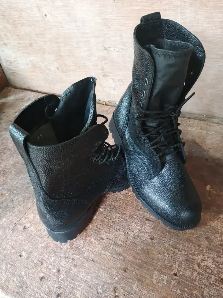 Jual sepatu pdl jatah ABRI original size 42 bisa kirim byar cod d tmpt