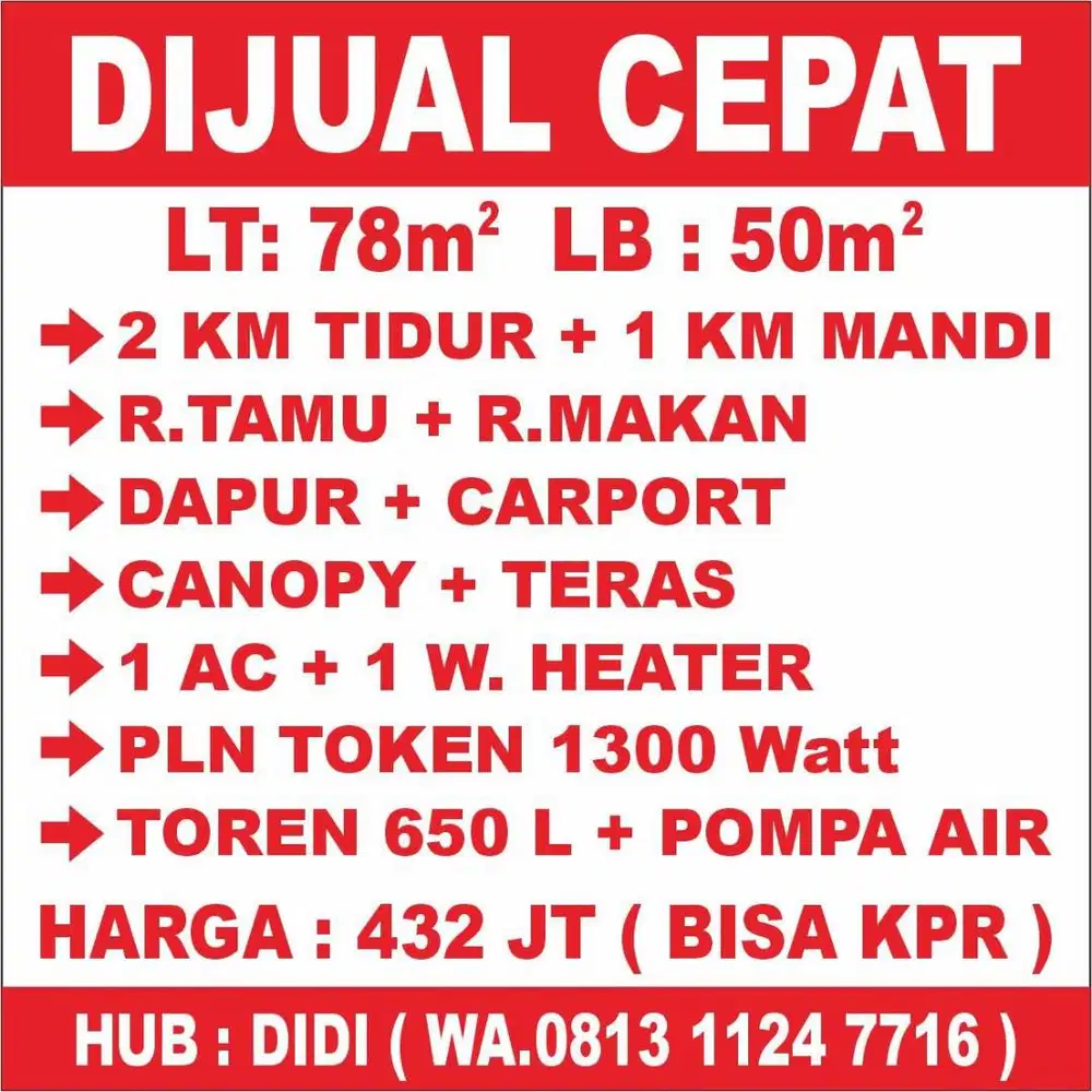 Hunian Rumah Sukabumi Kota