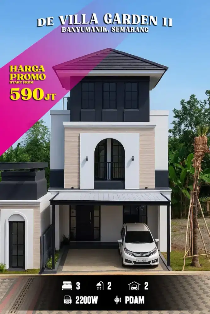 DI JUAL RUMAH BARU MEWAH 2 LANTAI DI BANYUMANIK