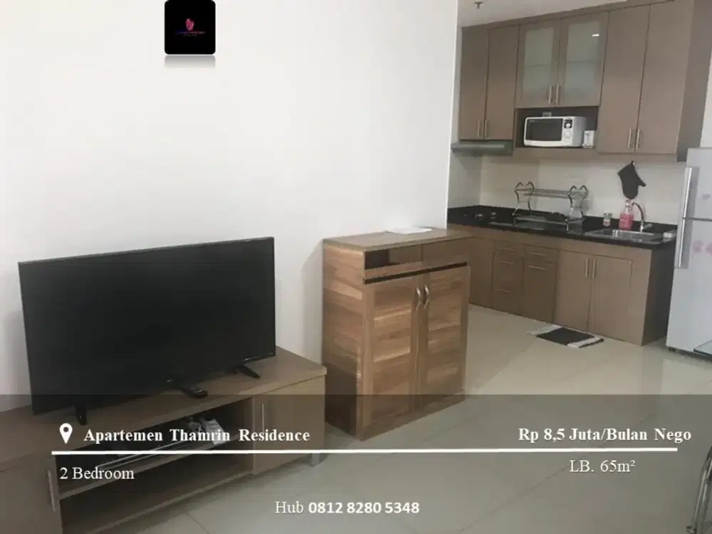 Disewakan Apartement Thamrin Residence 2 Bedrooms Full Furnished