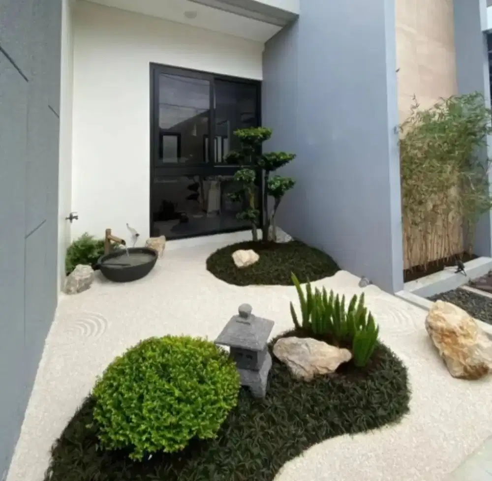 Mnrima dekorasi taman rumput bunga berkualitas