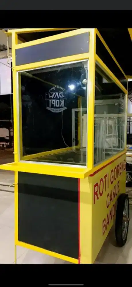 Rombong bekas besi galvanis