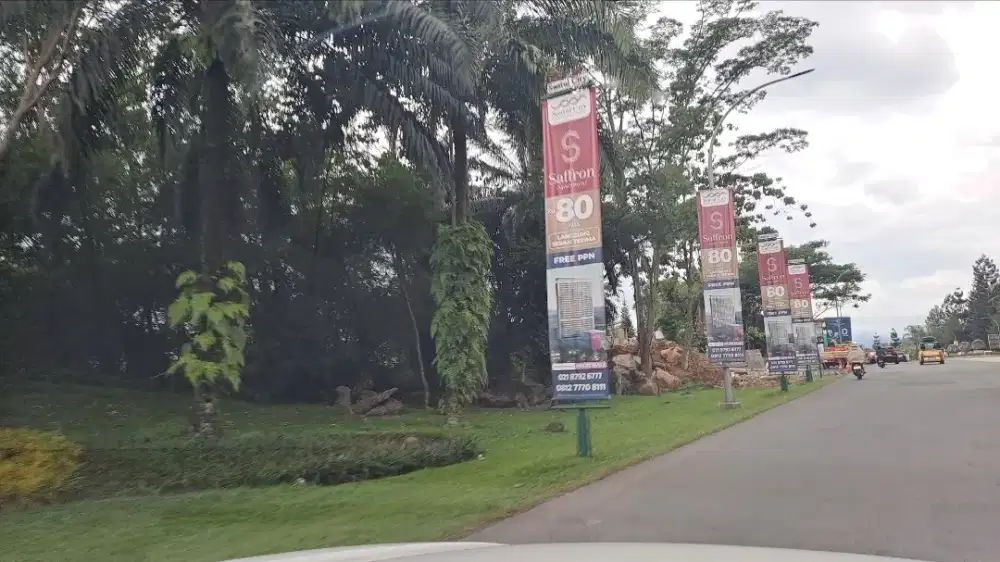 Jual tanah komersial Jalan Utama Sentul City MH Thamrin