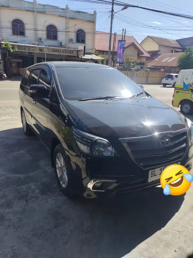 jual Innova solar G metik .plat BL th 2015 mobil mulus