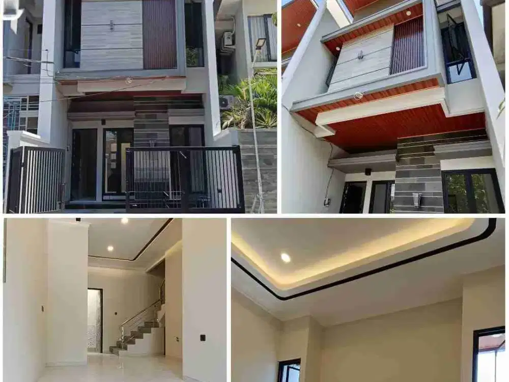 Rumah Baru Manyar Tengah Kota Row 4 Mobil