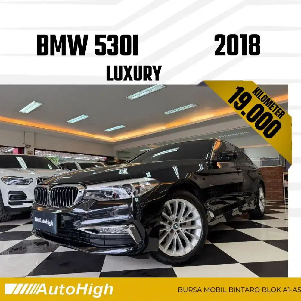 DP10% [Km19.000] 530i Luxury 2018 Black Reg 2020 #AUTOHIGH