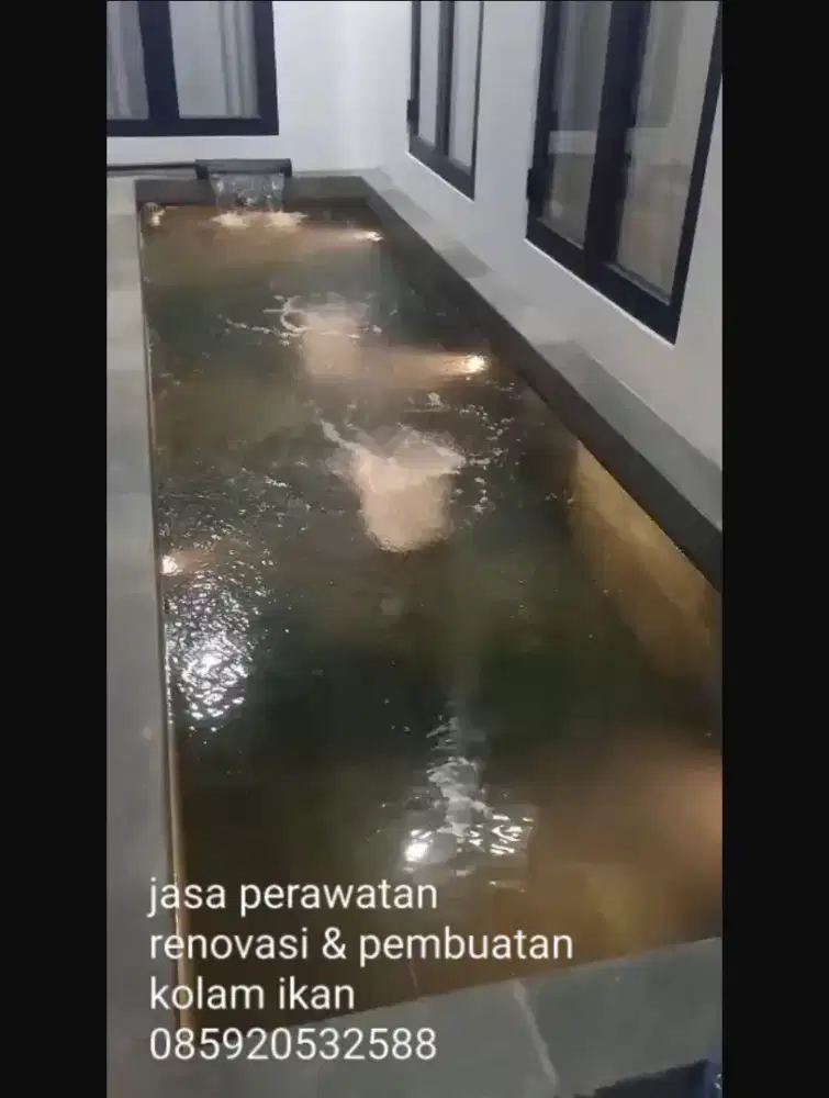 Kolam ikan koi tampil baru sambut Natal dan tahun baru panggil kami
