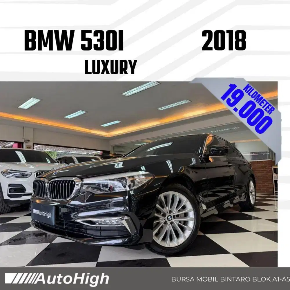 DP10% [Km19.000] 530i Luxury 2018 Black Reg 2020 #AUTOHIGH