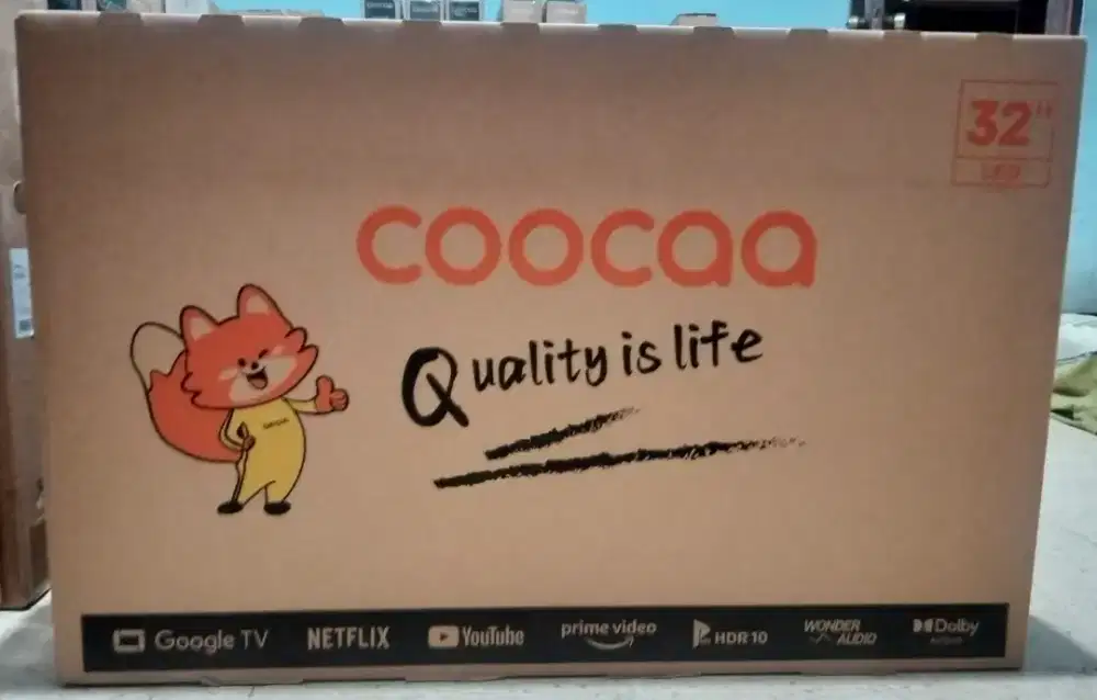 New Coocaa Google TV 32Z55 Garansi Resmi 3 Tahun
