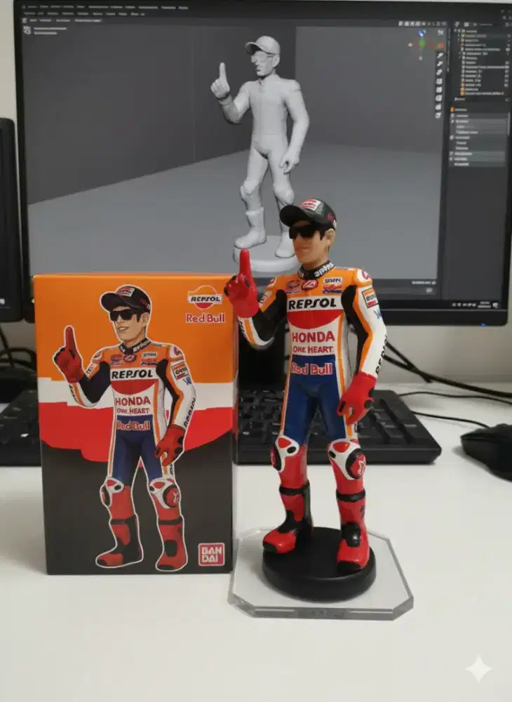 Figure Valentino Rossi dan Marc Marquez