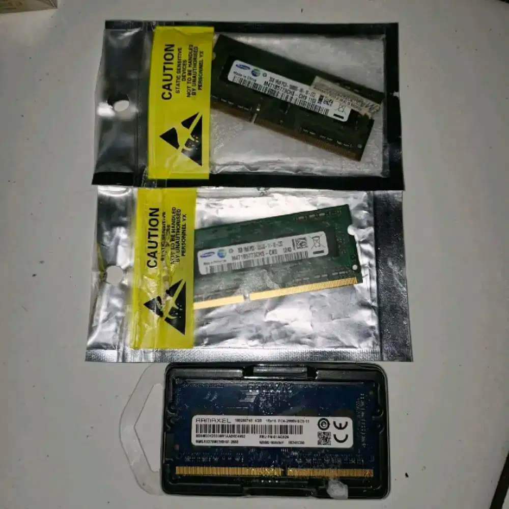 Ram laptop DDR3 2gb (2pcs) & DDR4 4gb copotan normal