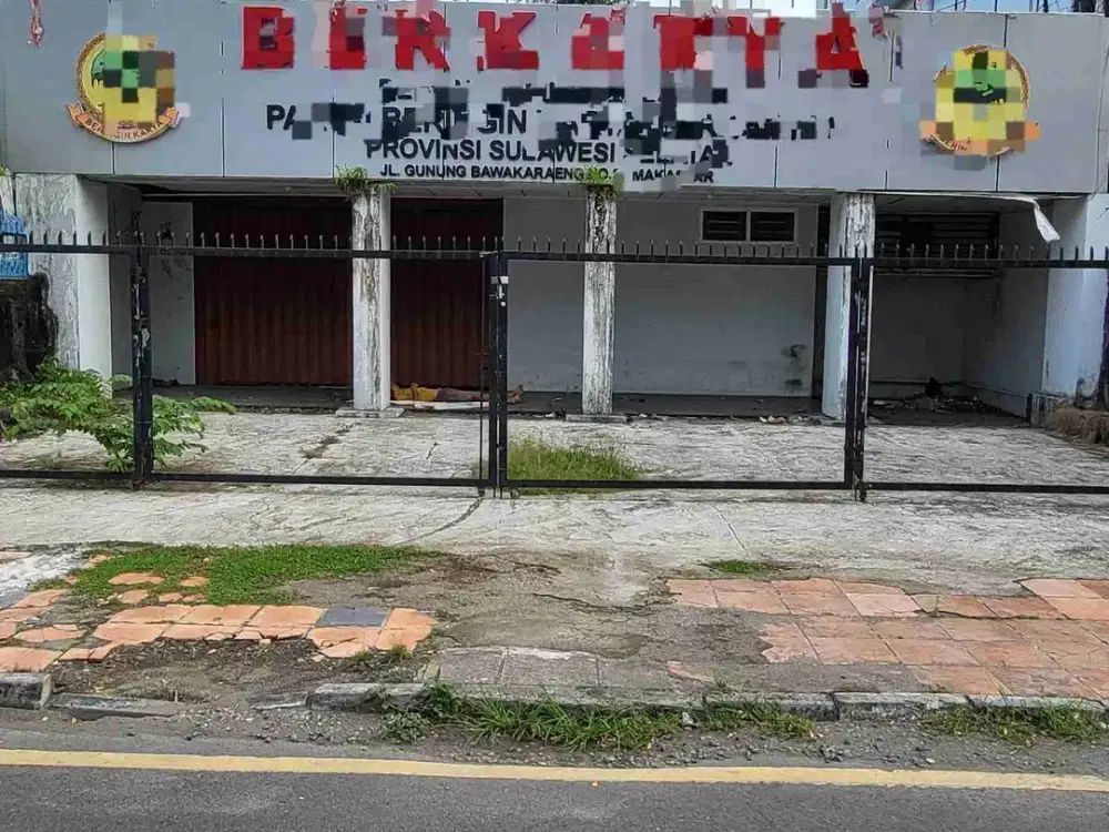 Gedung 1 lantai Strategis